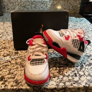 Jordan Retro 4 Kids Sneakers Size 4c